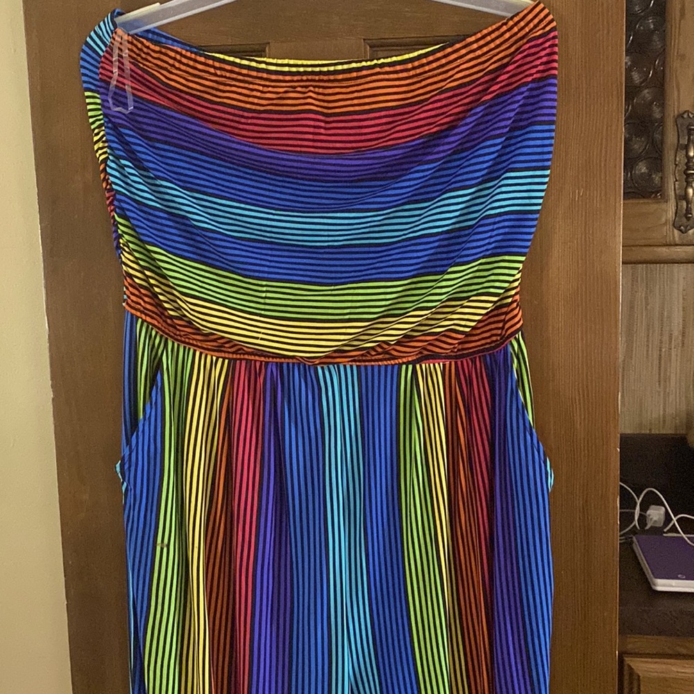 NEW WOMENS PLUS STRAPLESS JUMPSUIT